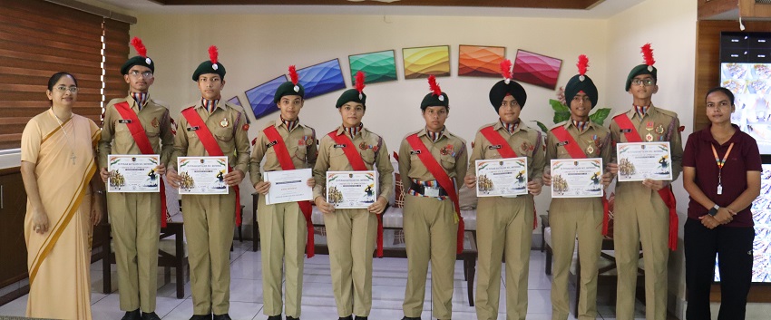 CERTIFICATES OF APPRECIATION IN DISTRICT LEVEL PARADE
